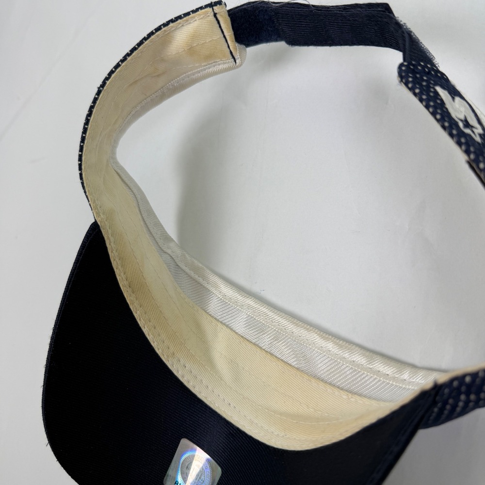 Starter Penn State Nittany Lions Visor Navy Blue White Mesh Adjustable PSU Hat - Picture 8 of 9